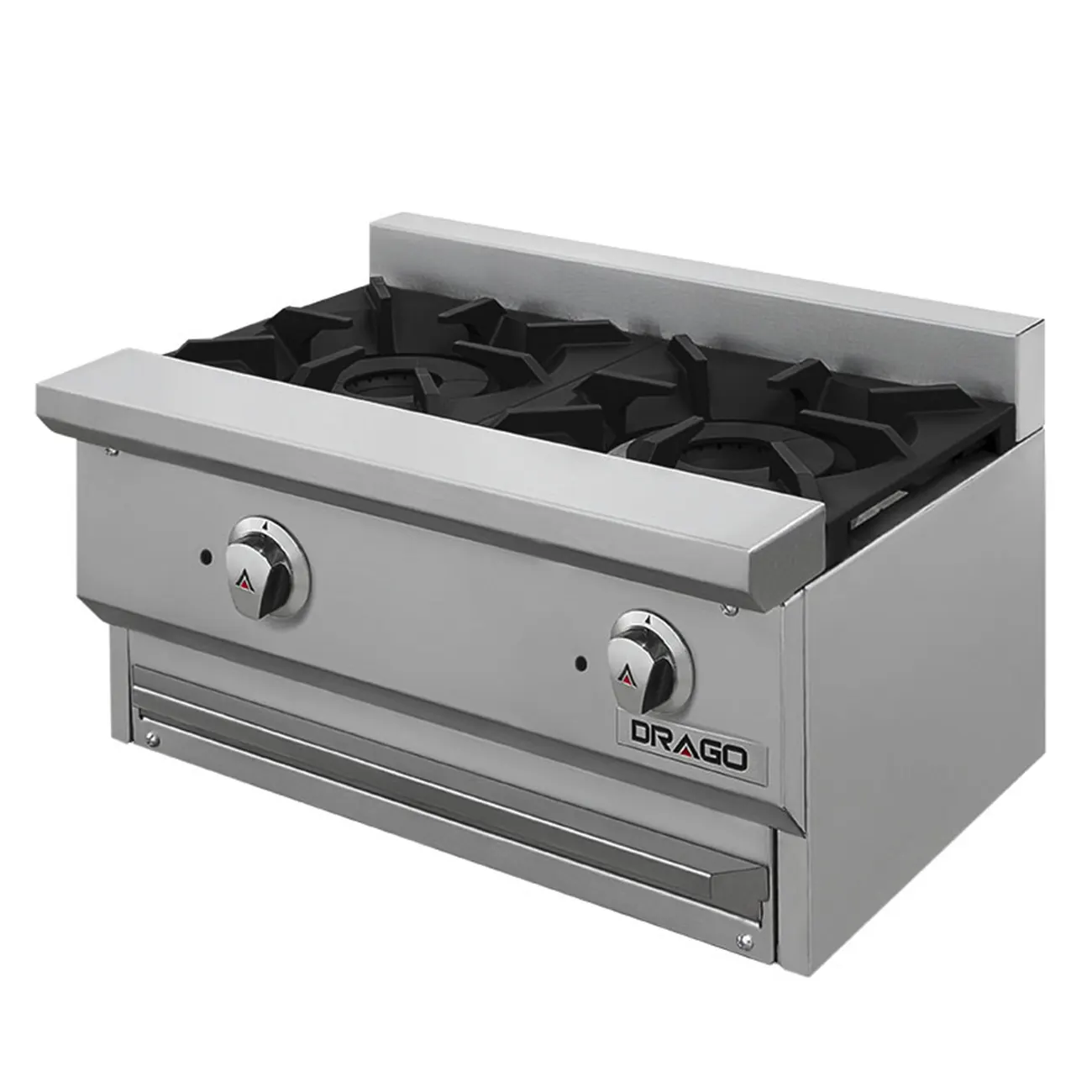 Parrilla Industrial 2 Quemadores 61 Cm DRAGO Cg-20 Slim - Imagen 5