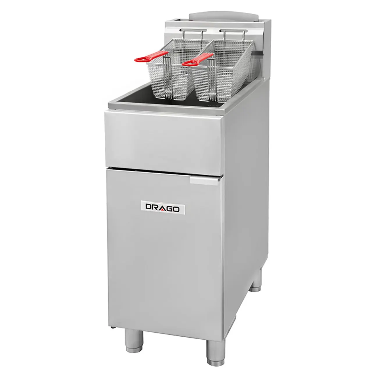 Freidora Industrial A Gas 20L 2 canastillas 39 Cm DRAGO Fg-21 Rs - Imagen 4