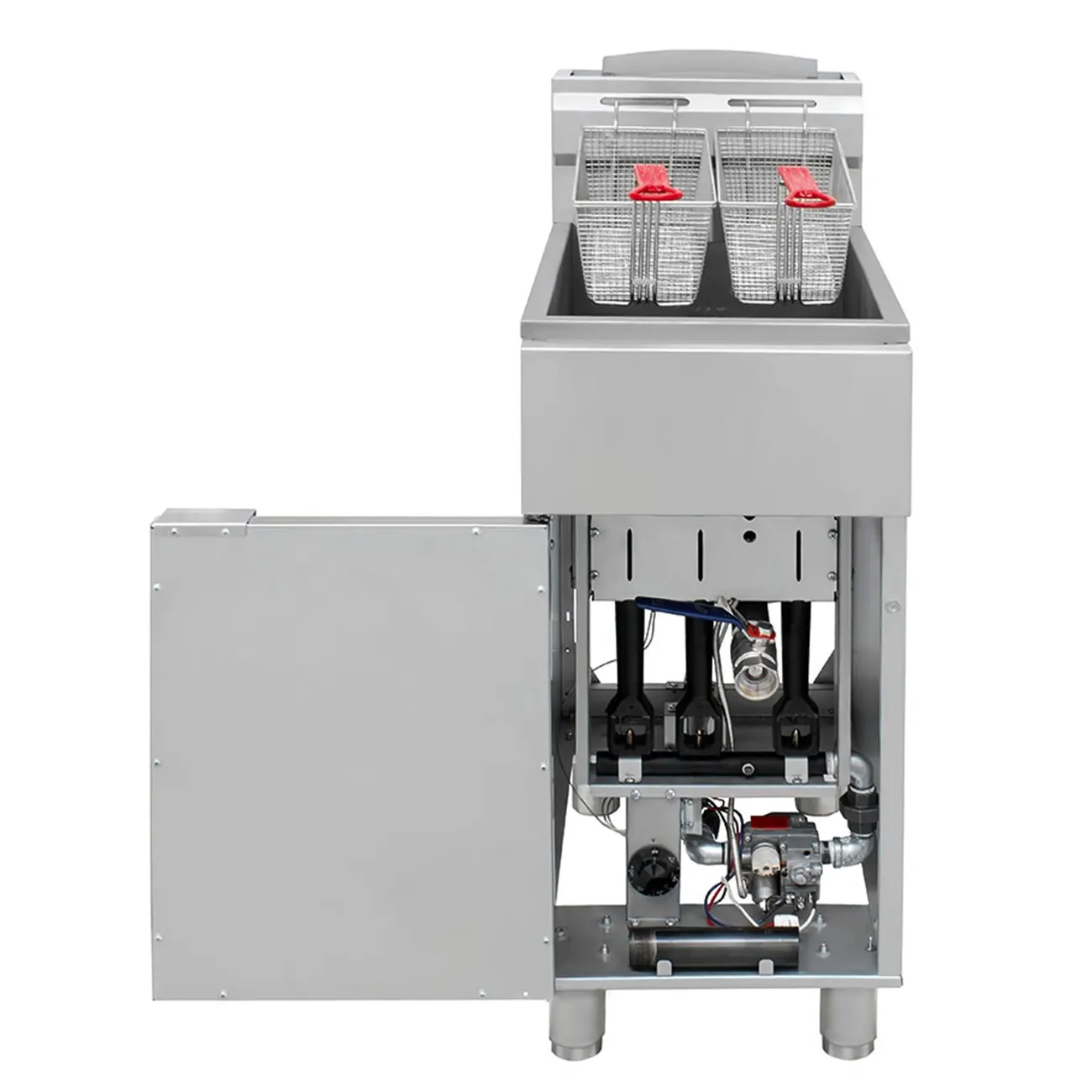 Freidora Industrial A Gas 20L 2 canastillas 39 Cm DRAGO Fg-21 Rs - Imagen 3