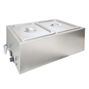 Baño Maria Electrico 2 Insertos 1200W MIGSA Zck165At-2