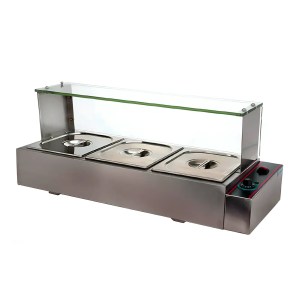 Baño Maria Electrico 3 Insertos 1000W MIGSA Bn-B22