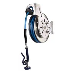 Carrete Acero Inoxidable Con Manguera T&S B-7132-01 (SOBRE PEDIDO 8 SEMANAS POSTERIOR A SU COMPRA)