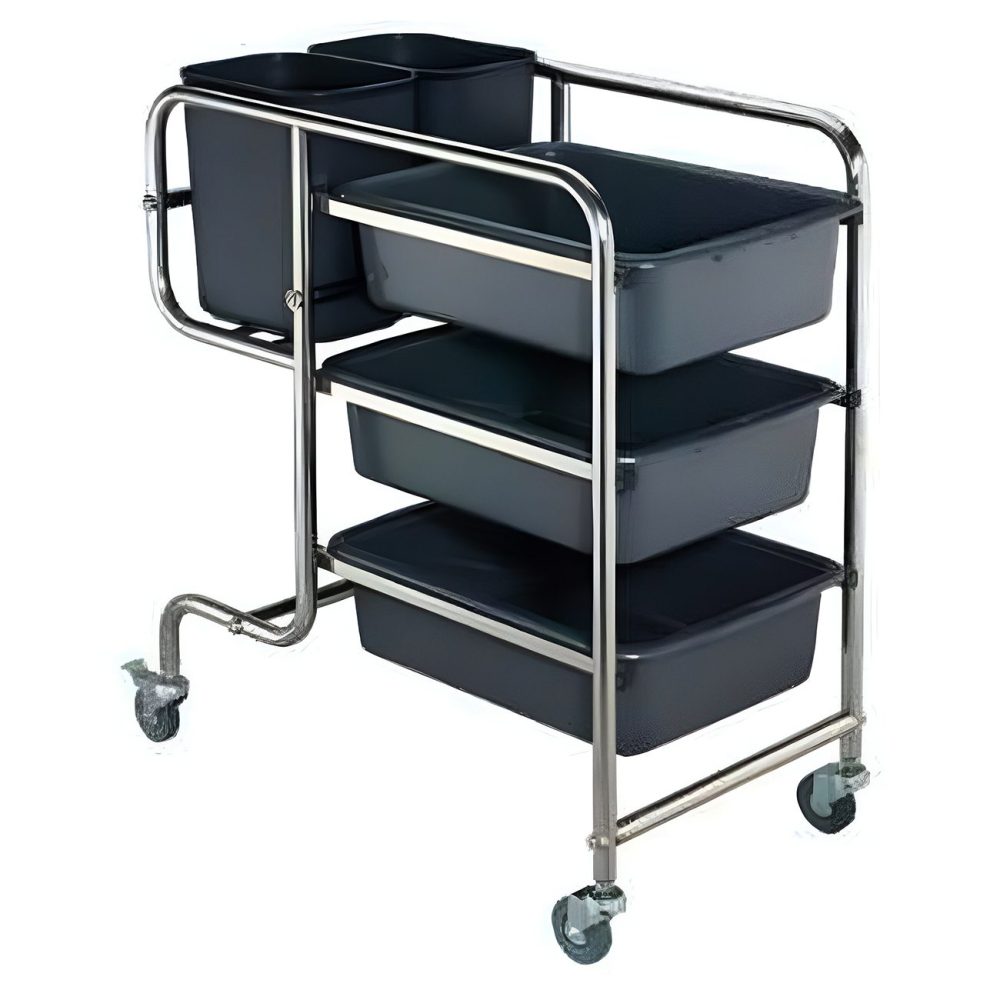 Carro De Servicio Recolector 85 Cm 3 Niveles MIGSA Rtc-5B