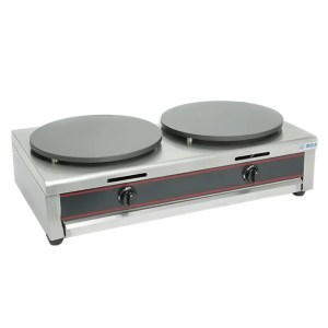 Crepera De Gas Industrial Doble 40 Cm MIGSA Gm-2