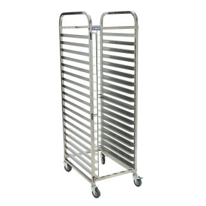 Espiguero de Acero Inoxidable Rack para 18 charolas MIGSA Bn-T01