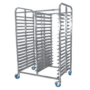 Espiguero de Acero Inoxidable Rack para 36 charolas MIGSA Bn-T07