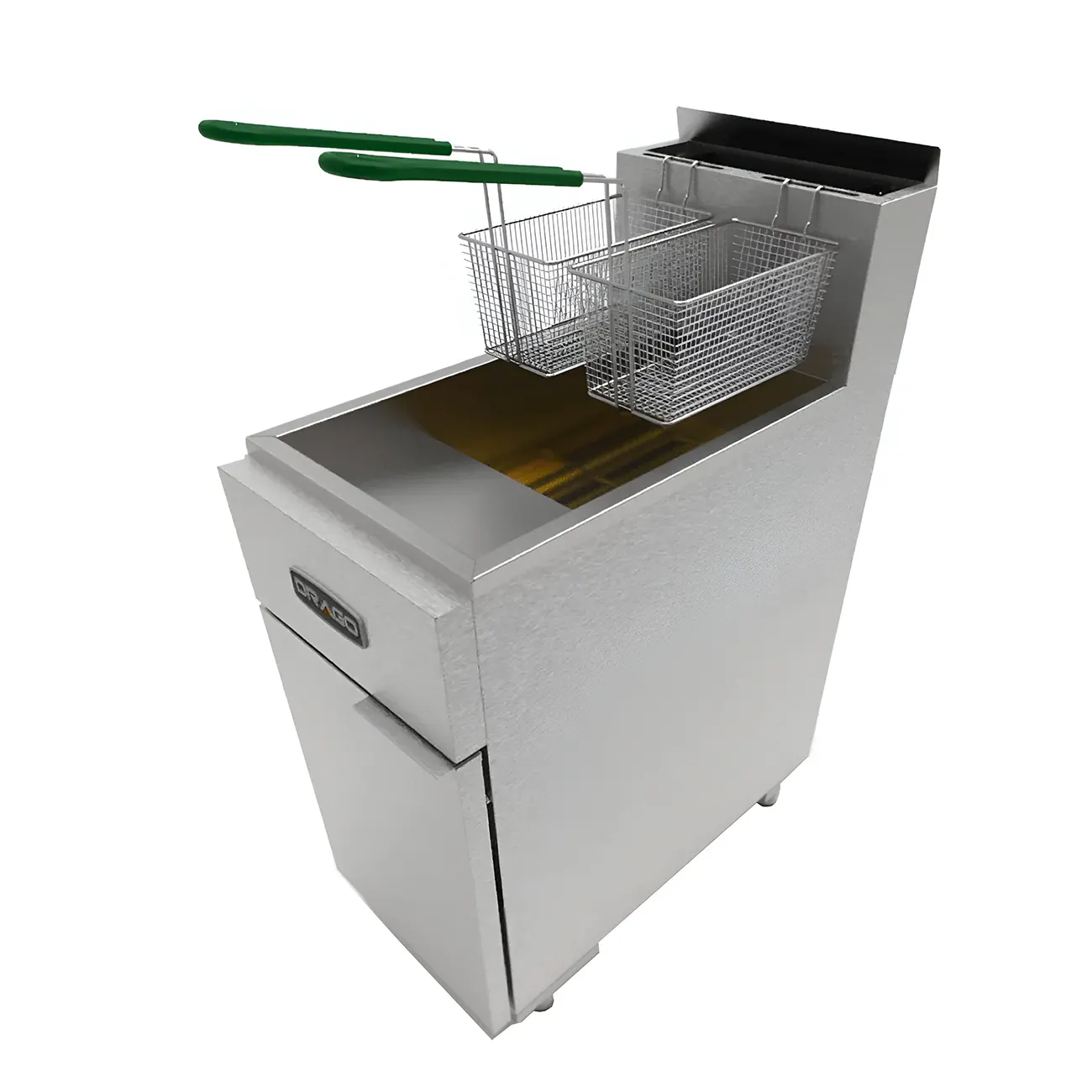 Freidora Industrial A Gas 20L 2 canastillas 39 Cm DRAGO Fg-21 Rs - Imagen 2