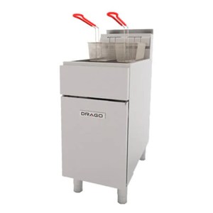 Freidora Industrial A Gas 30L DRAGO FG-40 RS