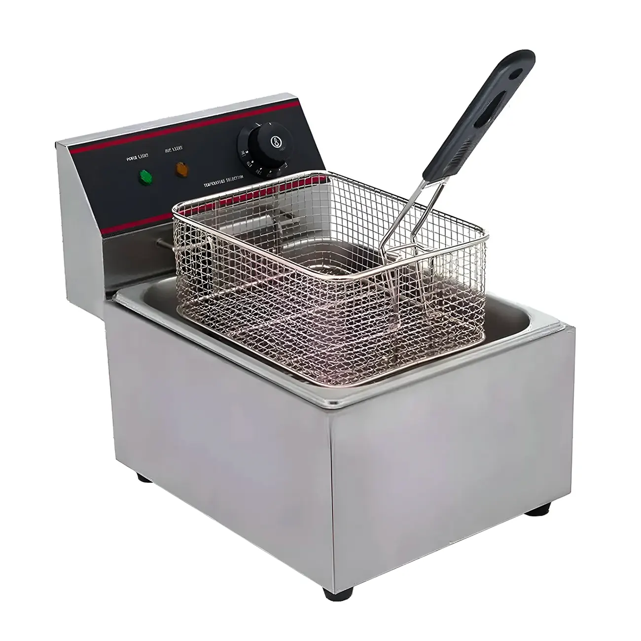 Freidora Industrial Electrica 1 Tina 6 Litros 1800W MIGSA Ckef1Lts6