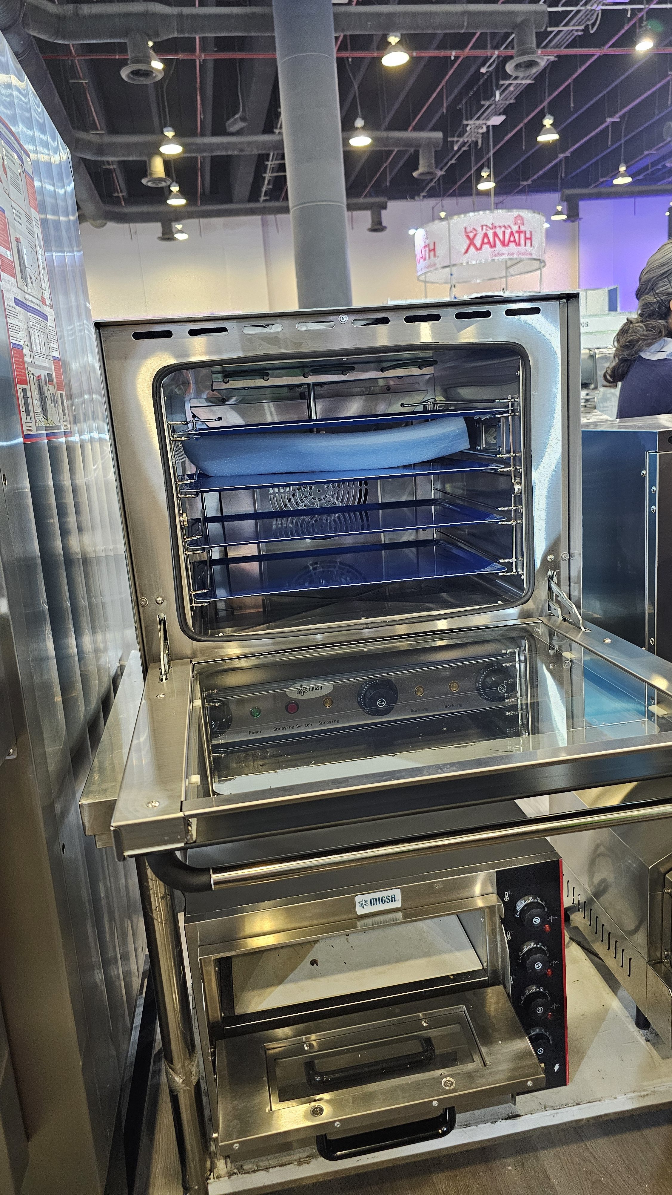 Horno De Conveccion Electrico Con Vaporizador 3200W 220V MIGSA En-30A - Imagen 4