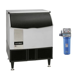 Maquina De Hielo Industrial 162 Kg / Dia Con Filtro ICEOMATIC Iceu-300Fa+Fxi-11