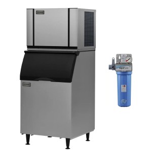 Maquina De Hielo Industrial 227 Kg / Dia Con Filtro 120V ICEOMATIC Cim0430Fa+B40Ps+Fxi-11