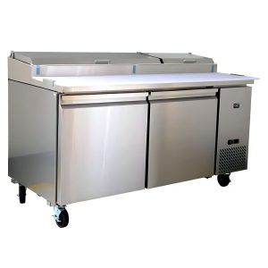 Mesa Refrigerada De Preparacion De Pizzas 2 Puertas 170 Cm CRT PROFESSIONAL Mrcp672