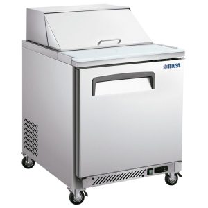 Mesa Refrigerada De Preparacion Para Ensaladas 1 Puerta 170L 68.6 Cm 110V MIGSA Scl-1