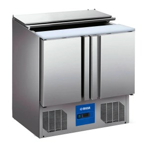 Mesa Refrigerada De Preparacion Para ensaladas 2 Puertas 230L 90 Cm 110V MIGSA S900