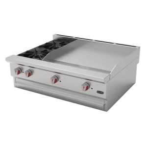 Parrilla Industrial 2 Quemadores Y Plancha 91 Cm DRAGO Cg-20Pd