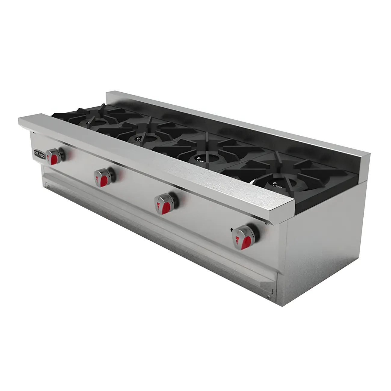 Parrilla Industrial 4 Quemadores 122 Cm DRAGO Cg-40 Slim