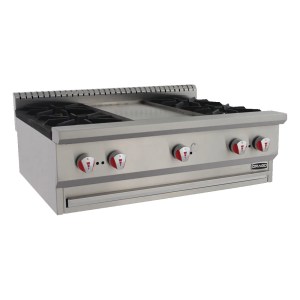 Parrilla Industrial 4 Quemadores Y Plancha 91 Cm DRAGO Cg-40P