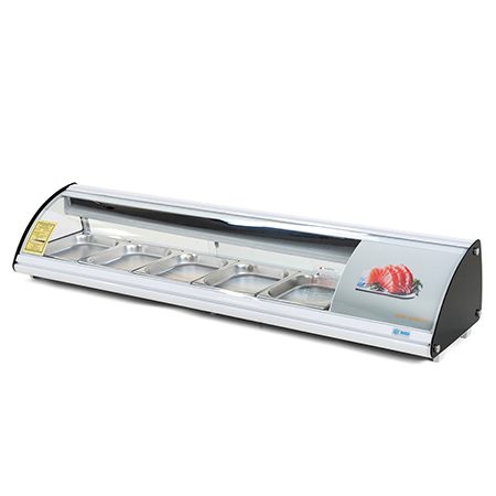 Vitrina Para Sushi Refrigerada Horizontal Sobre Mostrador 63L 131 Cm MIGSA Rts-63L - Imagen 5