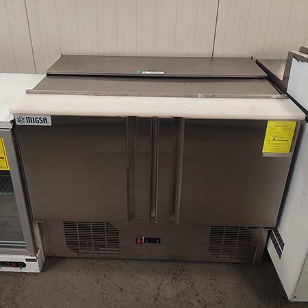 Mesa Refrigerada De Preparacion Para ensaladas 2 Puertas 320L 105 Cm 110V MIGSA S902 - Imagen 3