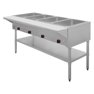 Baño Maria A Gas Lp 4 Insertos Gn 1/1 DRAGO Bmg-4-Lp-Eg