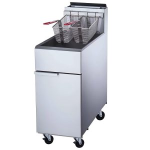 Freidora Industrial 2 Canastillas 3 Quemadores 18 Litros MIGSA Mgef-3-Mg