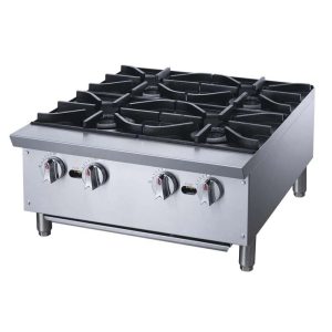 Parrilla Estufa Industrial 4 Quemadores 61 Cm MIGSA Xrb-4-Mg