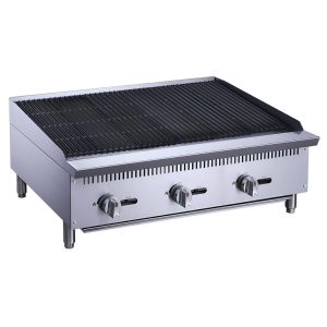 Asador De Acero Inoxidable 3 Quemadores Industrial Migsa Rfs-36-Mg