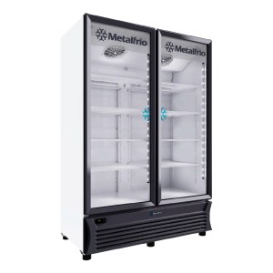 Refrigerador Industrial 2 puertas de cristal 42 ft METALFRIO RB800