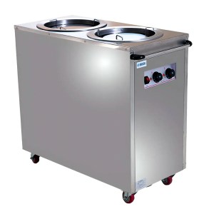 Carro Calentador de Platos Eléctrico Sencillo Migsa MCP-2