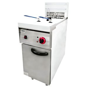 Freidora Eléctrica Industrial 2 Canastillas 10,000W 30 Litros MIGSA MEF-30