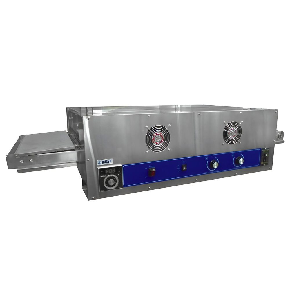 Horno De Banda Para Pizza Eléctrico Con Entrada De 36Cm MIGSA HEP-12