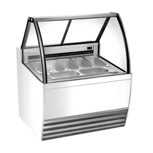 Vitrina Para Helados Tipo Italiano 7 Insertos 105 Cms De Frente MIGSA DW-7