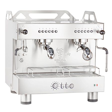 Cafetera Automática 2 Grupos Otto Compact Caldera 8 Litros 360 Tazas 220V BEZZERA AF2GRSS
