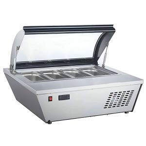 Congelador Para Helados Sobre Mostrador 4 Insertos 81 Cm MIGSA Rtd-67L