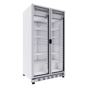 Refrigerador Cervecero 2 puertas de cristal 38 ft 109 cm METALFRIO VN100