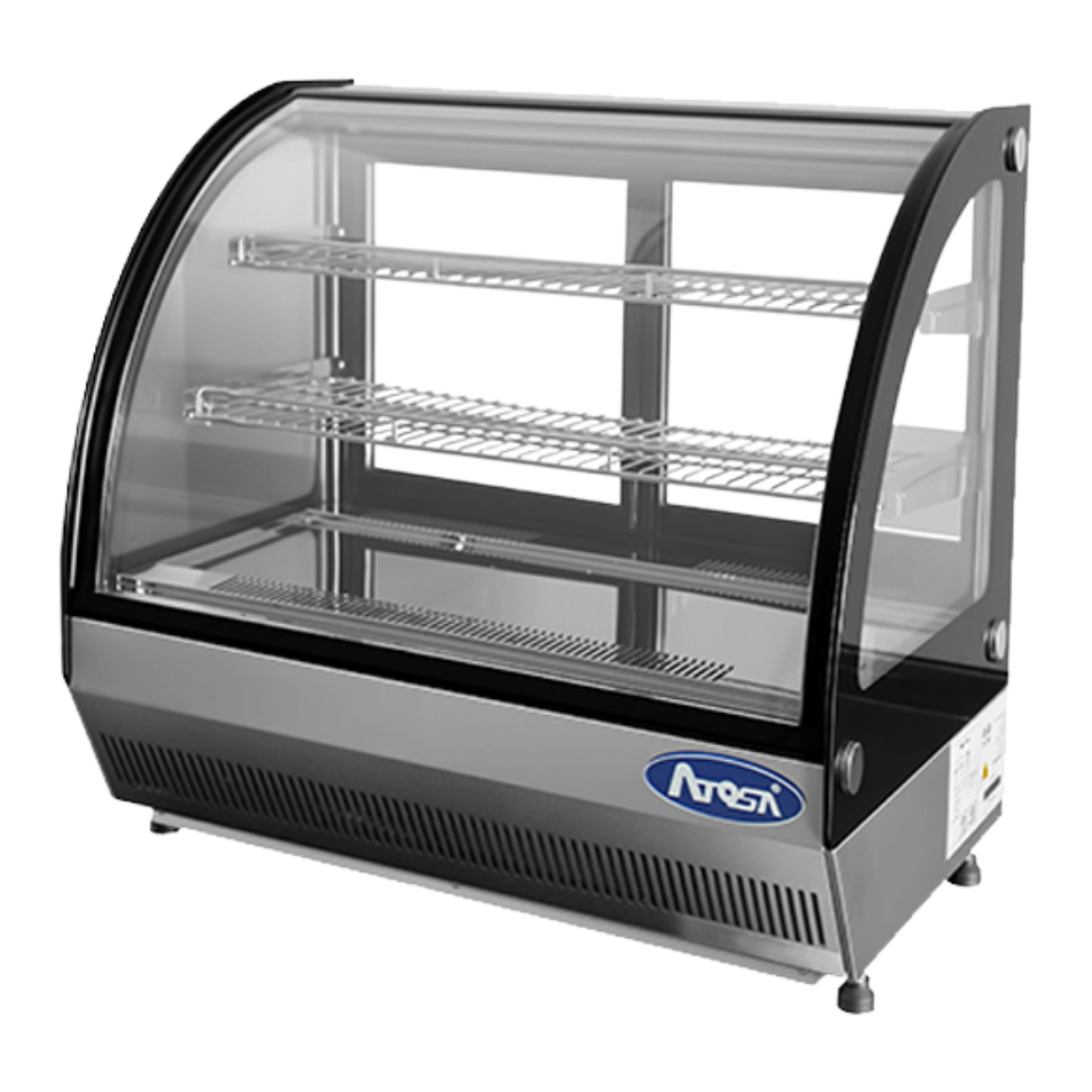 Vitrina Refrigerada Sobre Mostrador Curvo 3.5 Pies Cubico 70 Cm 115V ATOSA CRDC-35 - Imagen 3