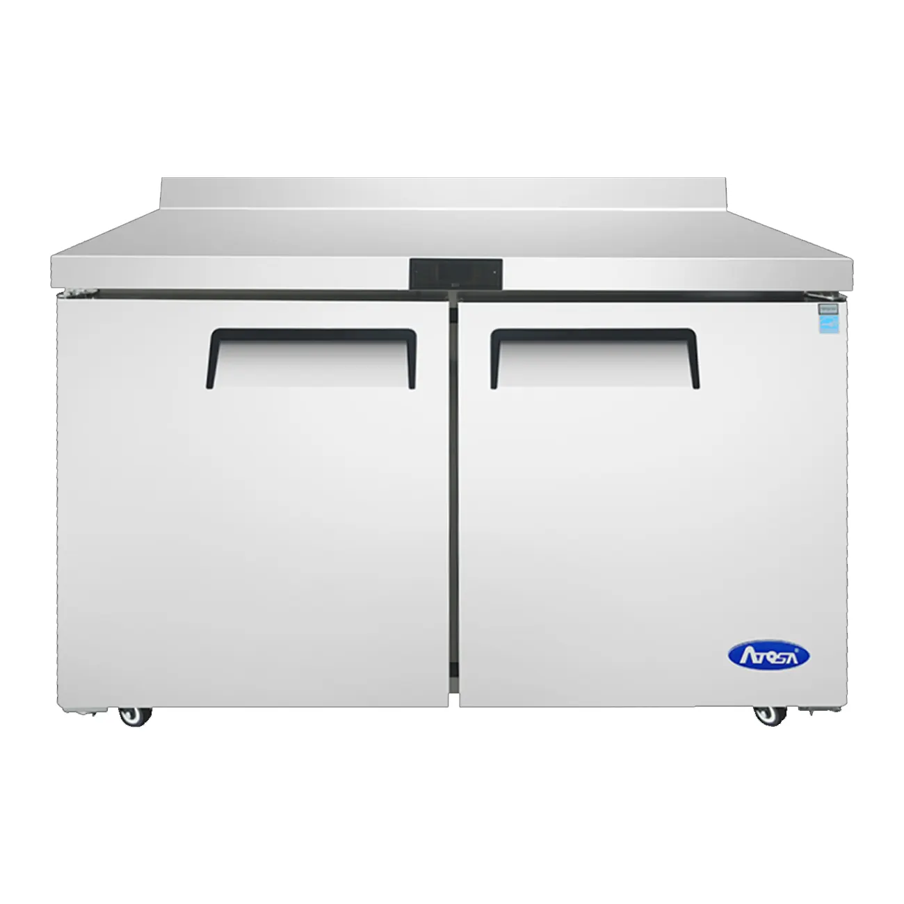 Mesa Refrigerada De Trabajo Con Lambrin 2 Puertas 123 Cm 115V ATOSA MGF8409GR