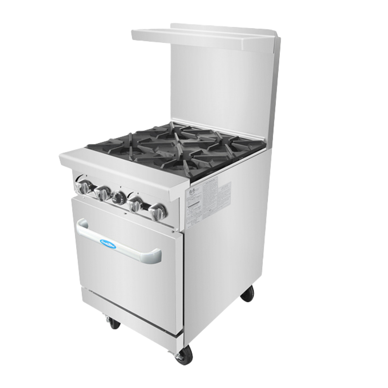 Estufa Industrial Con Horno De 4 Quemadores COOK RITE AGR-4B - Imagen 4