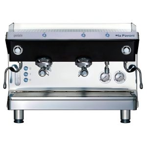 Cafetera Industrial Semiautomatica 2 Grupos 13 Litros Negra 220V LA PAVONI GENIALE 2M