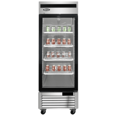 Congelador Industrial Vertical 1 Puerta Cristal 19 Pies ATOSA MCF8701GR