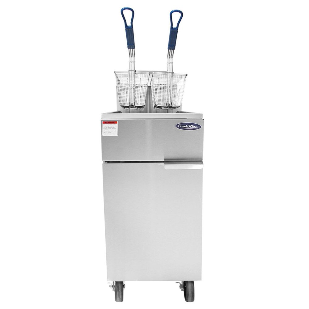 Freidora Industrial A Gas 40 LBS COOK RITE ATFS-40