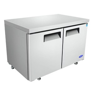 Mesa Refrigerada Bajo Barra 2 Puertas 152.4 Cm 115V ATOSA MGF8403GR