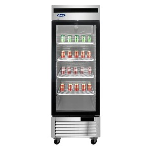 Refrigerador Industrial Vertical 1 Puerta Cristal 19 Pies 115V ATOSA MCF8705GR