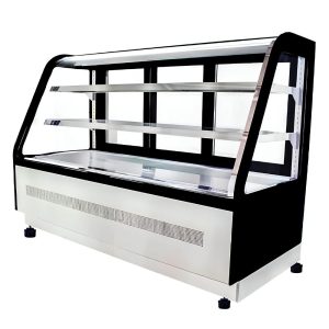 Vitrina Refrigerada A Piso Curvo 170X75X135 Cm 115V ATOSA WDF177D