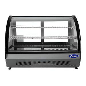 Vitrina Refrigerada Sobre Mostrador Curvo 4.6 Pies Cubico 90 Cm 115V ATOSA CRDC-46