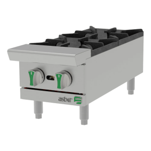 Parrilla Industrial A Gas 2 Quemadores ASBER Emerald Line AEHP 2 12 EM (4 SEMANAS)