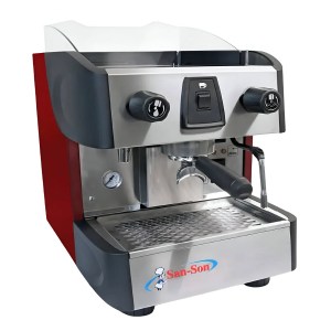Cafetera Industrial Semiautomática 1 Grupo Caldera 4.5L 120 Tazas/Hr 120V SAN-SON ITALBAR1
