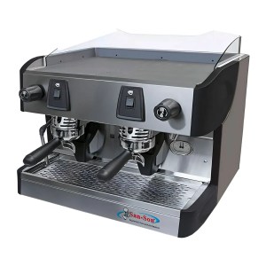 Cafetera Industrial Semiautomática 2 Grupos Caldera 6L 160 Tazas/Hr 120V SAN-SON ITALBAR2C