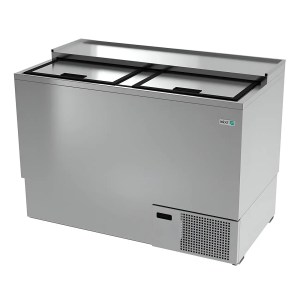 Congelador Enfriador de Tarros Acero Inoxidable 2 Puerta ASBER AGF-50-S HC (4 SEMANAS)